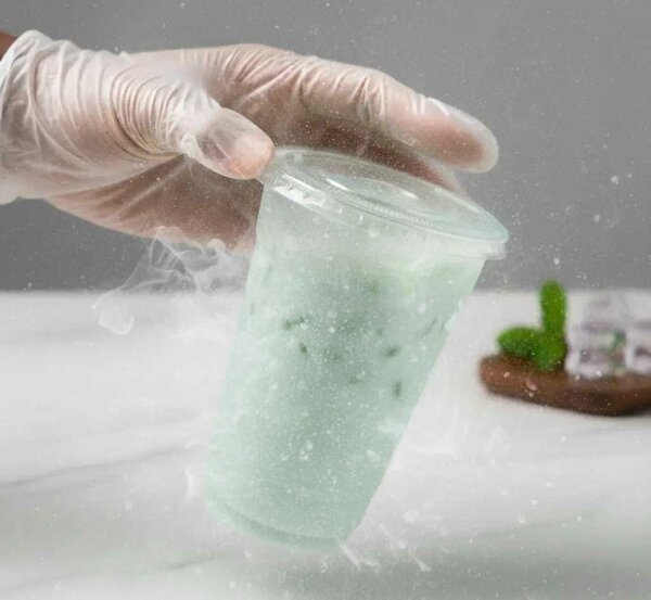 Boba glacée à la menthe rafraîchissante