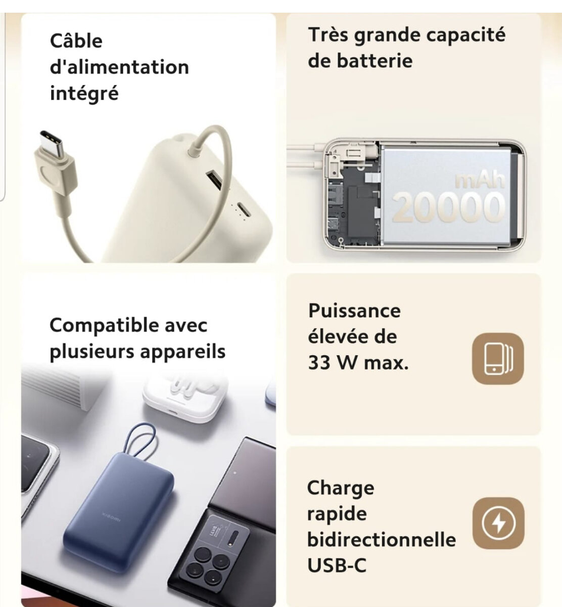 Xiaomi Power Bank 20000mAh