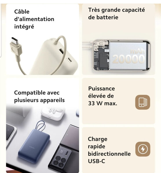 Xiaomi Power Bank 20000mAh