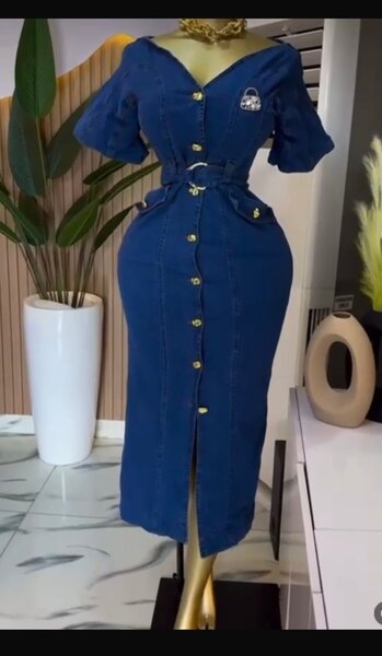 Robe en jean élégante