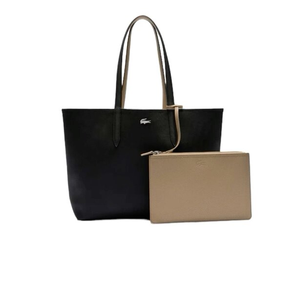 Sac lacoste noir doré