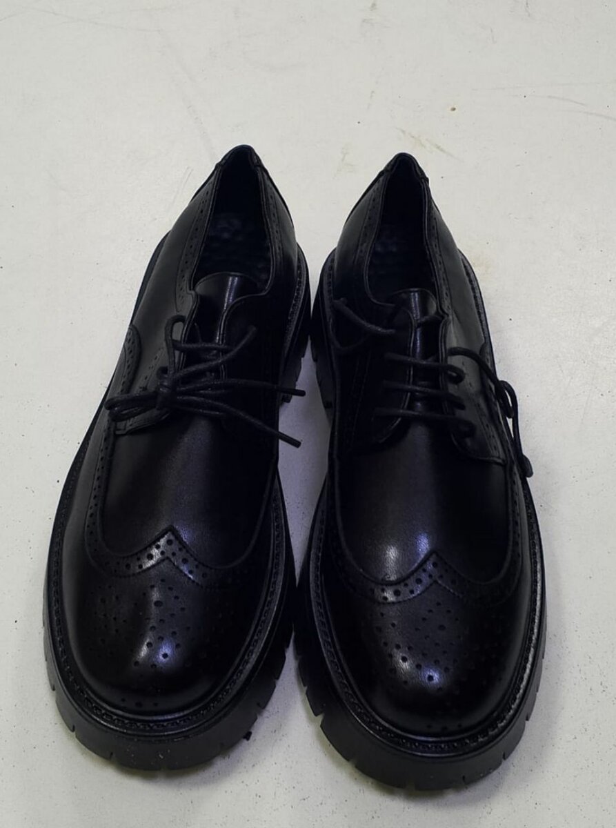 Chaussures Derby en cuir pour hommes