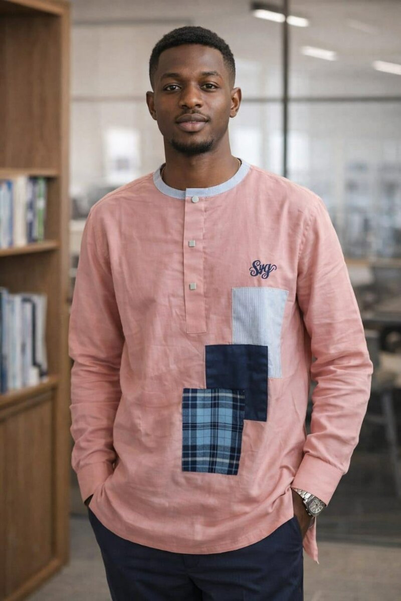 Chemise en coton pour homme