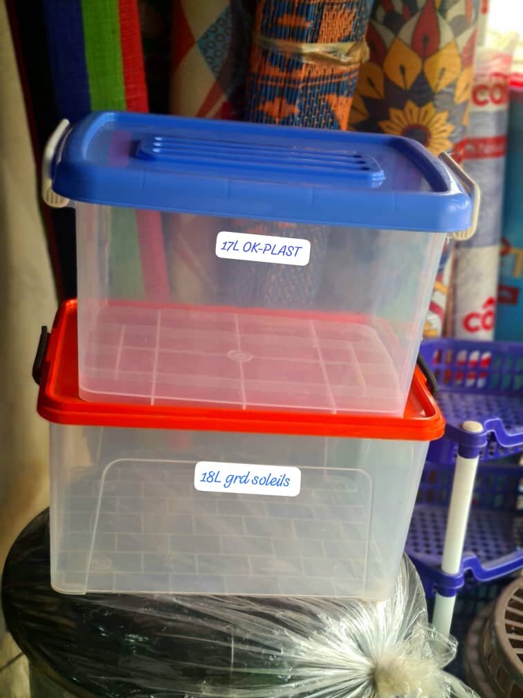 Boîtes de rangement empilables