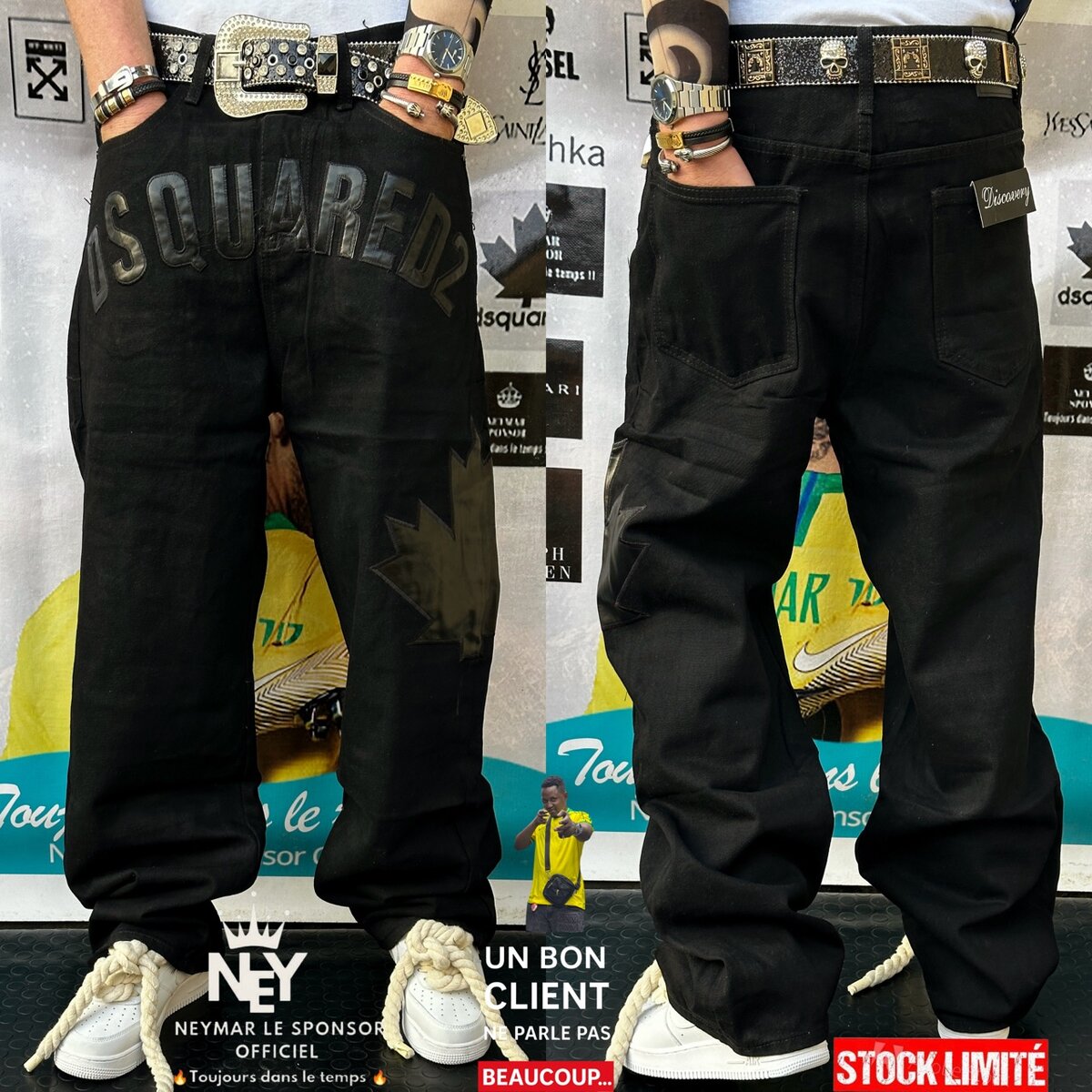 Pantalons cargo unisexes tendance