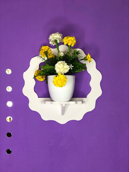 Weave Shaped Floating shelves