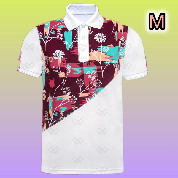 African Print Polo tops
