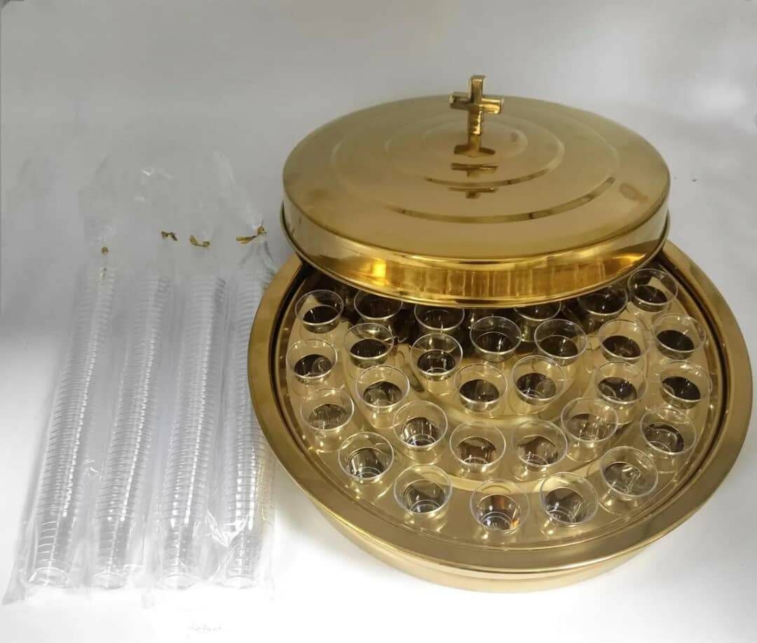 Contenant a verre sainte-cène