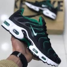 Baskets Running Noir Vert