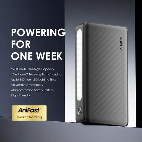 ORAIMO POWER BANK 27000MAH 15W