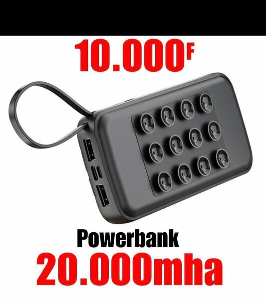 Powerbank 20,000mAh durable