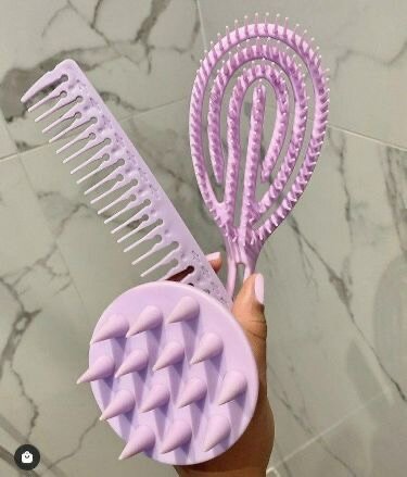 Hair brushes and comb