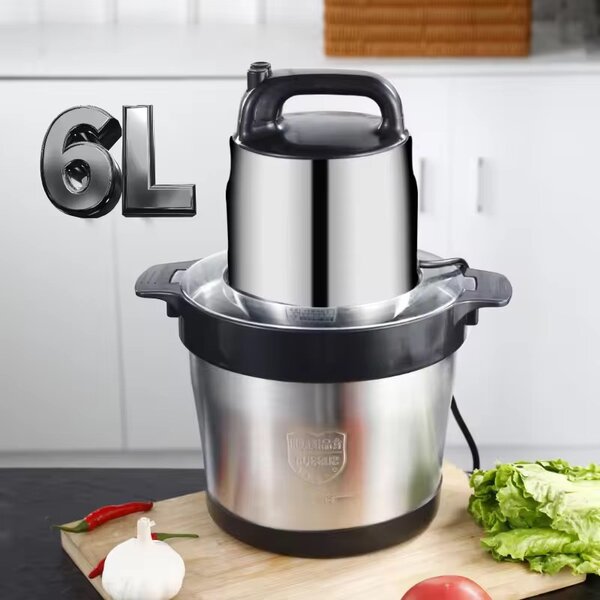 Hachoir électrique 6L inox