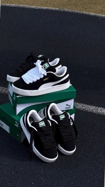 Baskets noires tendance