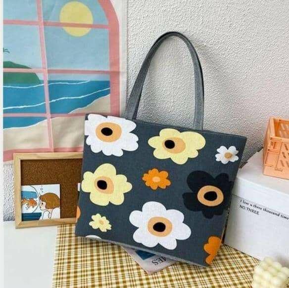 Sac fourre-tout imprimé tendance