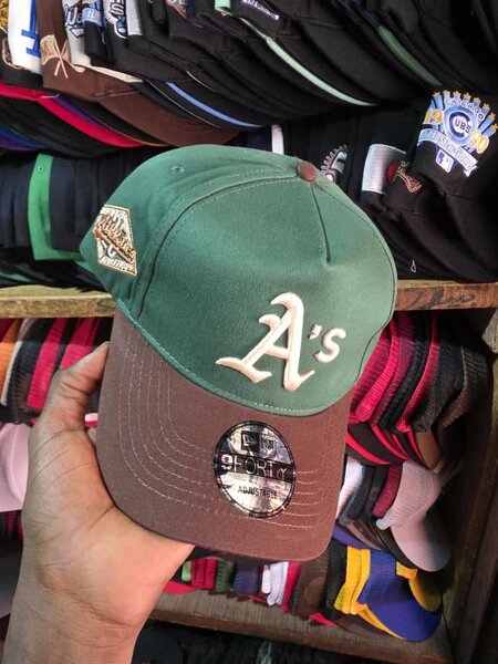 Casquette de baseball verte