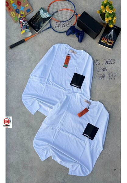 T-shirt blanche avec poche