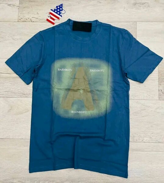 T-shirt bleu Baernbofu homme