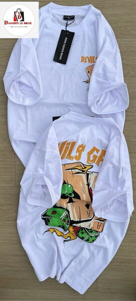 T-shirt blanc graphique unisexe