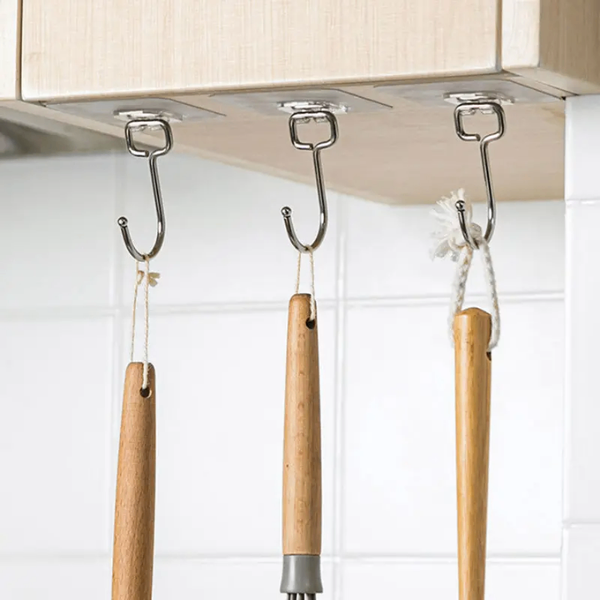 5 Gros crochets adhésif