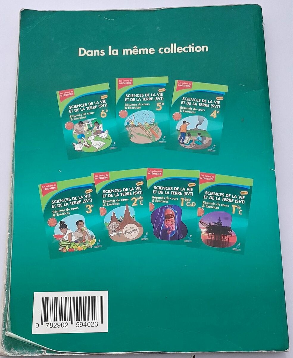 Sciences de la Vie et de la Terre Tle D