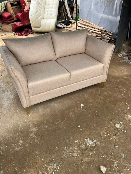Canapé 2 places beige confort