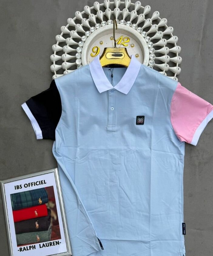 Polo homme multicolore