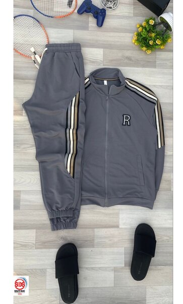 Ensemble survêtement gris homme
