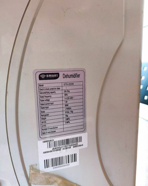 Déshumidificateur SMART STD-2000