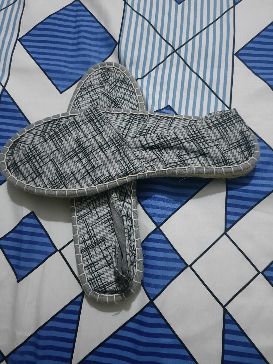 Chaussons confortables en tissu