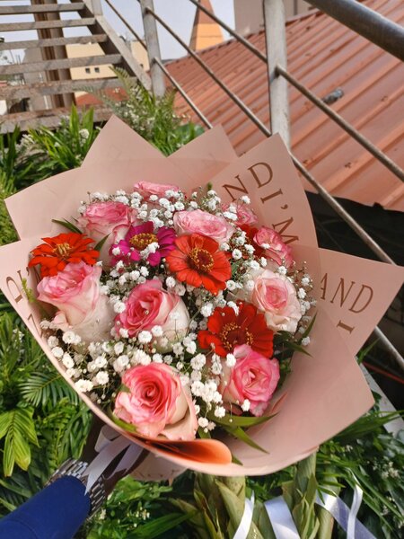 Bouquet de fleurs colorées