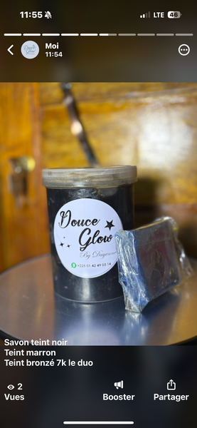 Savon Teint Noir et bronzer