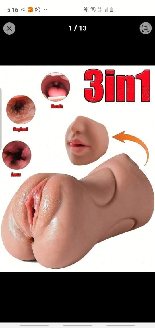 Jouet Érotique Réaliste 3en1