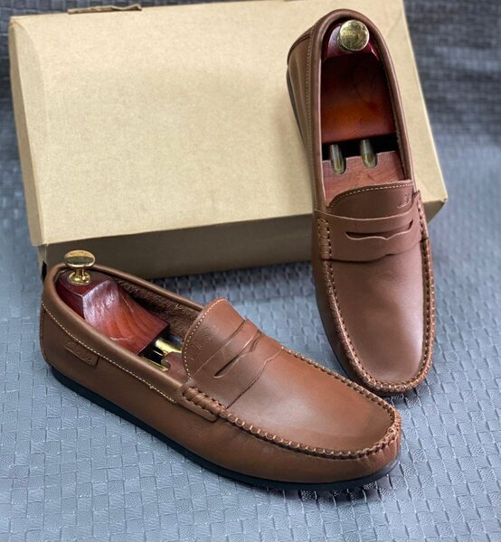 Mocassins en cuir pour hommes