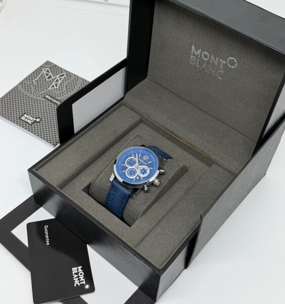 Montblanc Montre Homme - Bleu