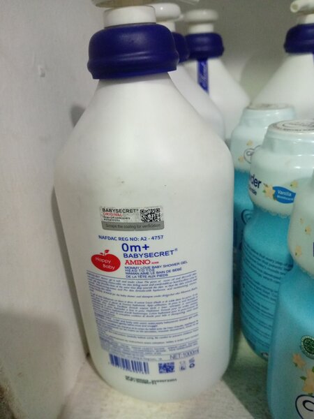 Baby secret shower gel