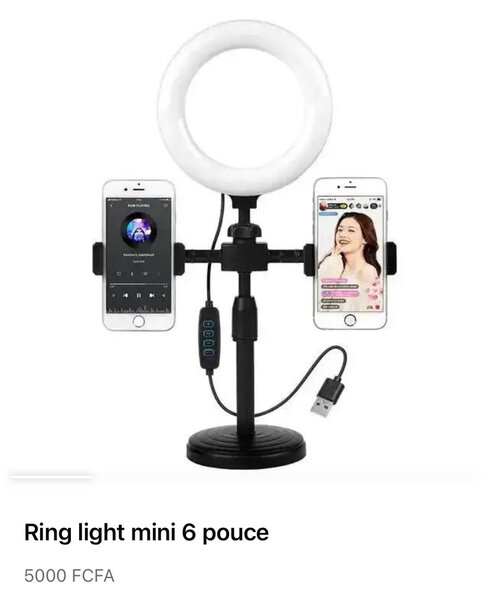 Anneau lumineux 6 pouces USB