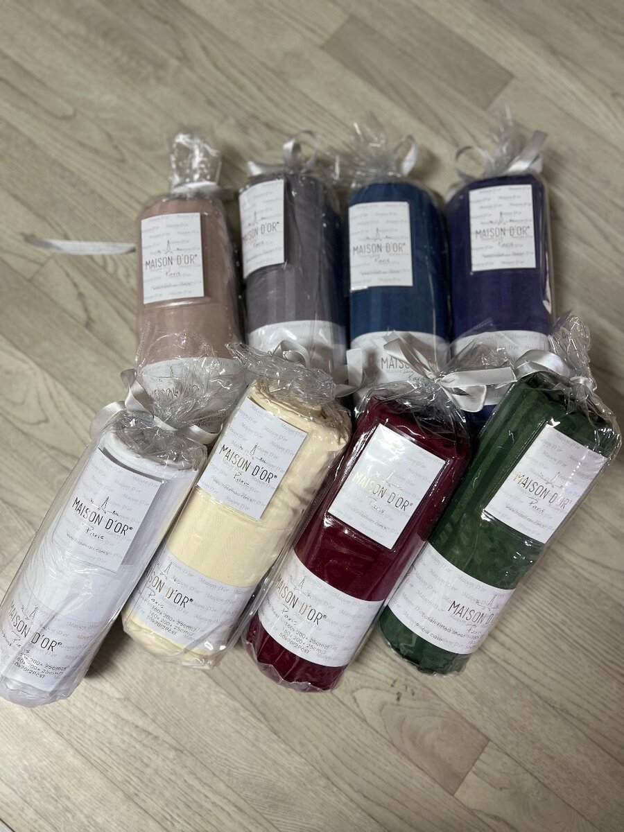 Простыни на резинке из страйп-сатина   Идеальное сочетани