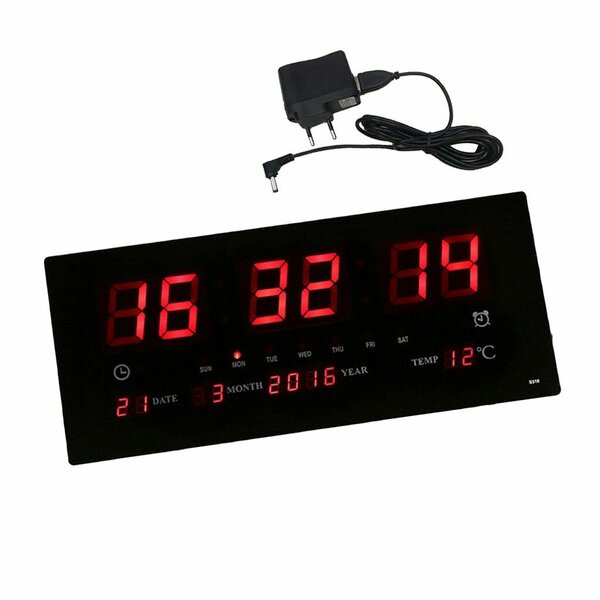 Horloge numérique LED multifonction