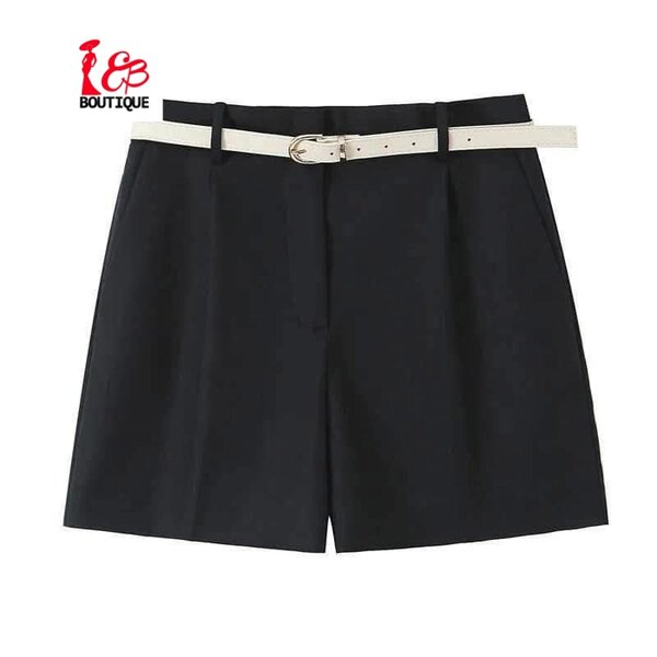 Shorts Taille Haute Chic