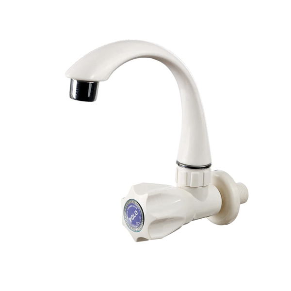 Robinet blanc moderne pivotant