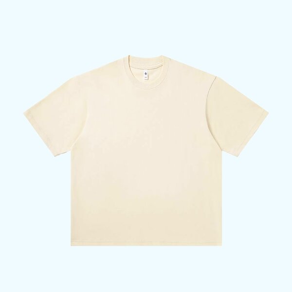 Cream Cotton T-Shirt