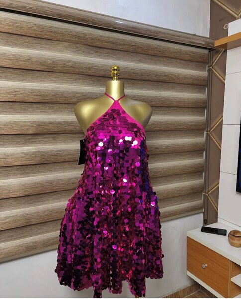 Robe à sequins scintillante