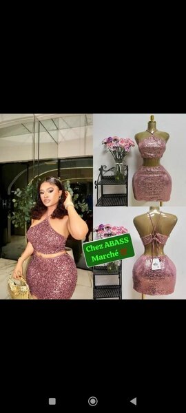 Robe Pailletée Glamour