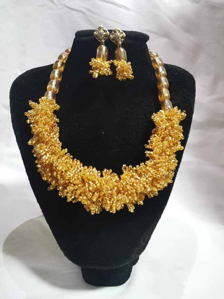 Gold Beaded jewelry