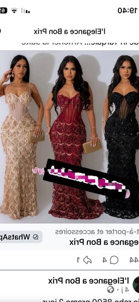 Robe de soirée élégante femme