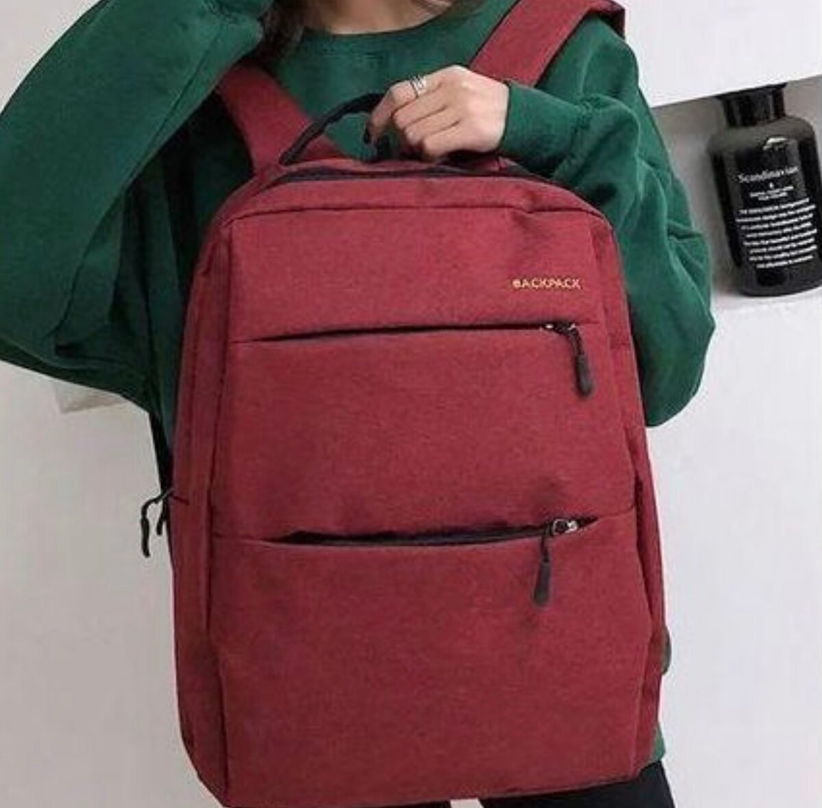 Sac à dos femme rouge