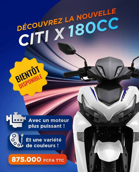 Citi X 180CC - Scooter puissant