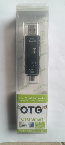 Lecteur de Carte 3-en-1 OTG Type-C