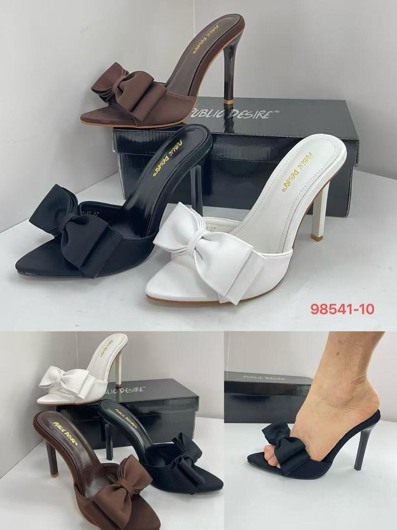 Mules à talons élégants